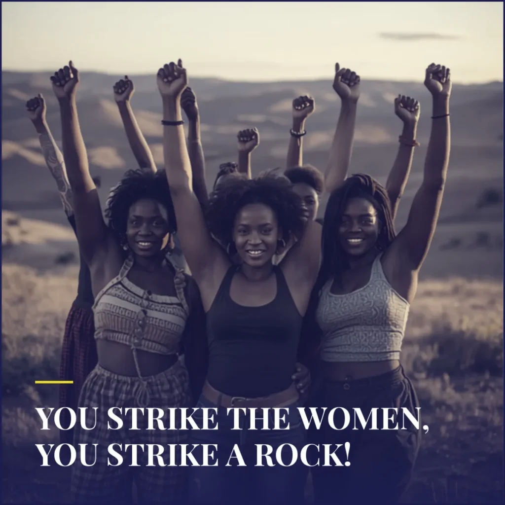 You Strike The Women, You Strike A Rock! 1 You Strike The Women, You Strike A Rock!
