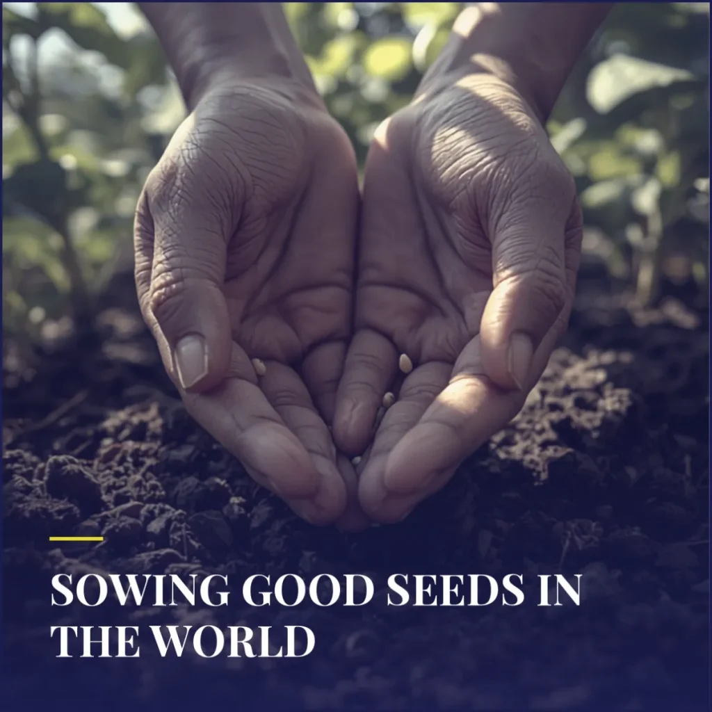 Sowing Good Seeds In The World 8 Sowing Good Seeds In The World